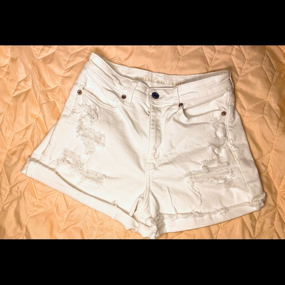 American Eagle Outfitters Pants - American eagle white distressed shorts